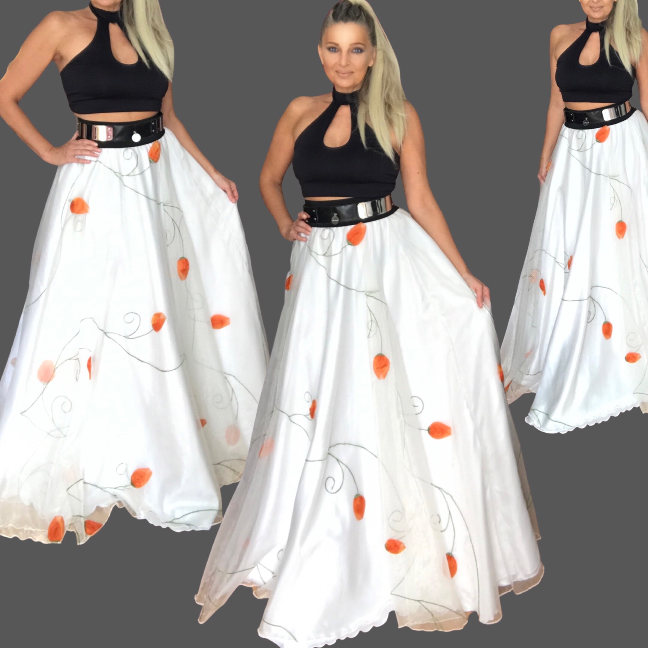 Dlouhá společenská sukně BOROS SK-L-ORG 02